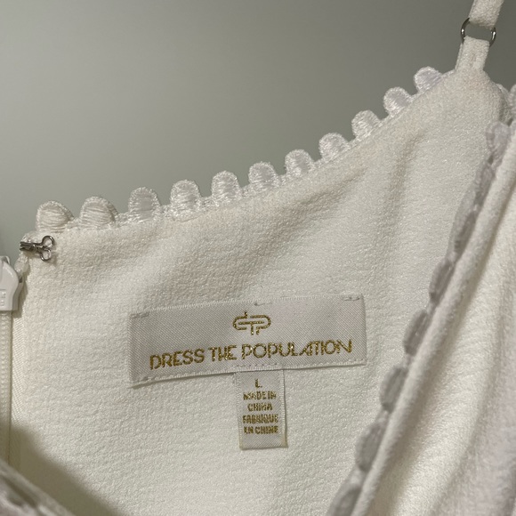 Neiman Marcus Dress The Population midi dress size L - Picture 5 of 7